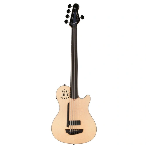Godin A5 Bass ULTRA Natural SG Fretless EN SA with Gig Bag 5 String Bass