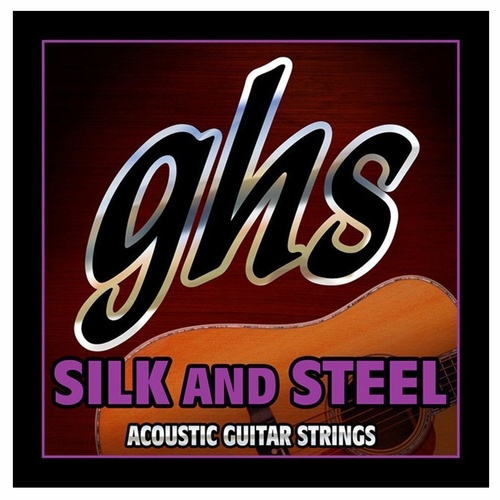 GHS Strings 345L Silk and Steel Light Acoustic Guitar Strings (10-42)