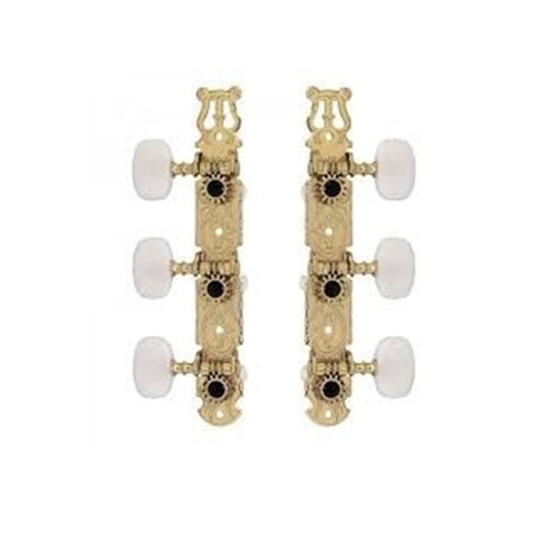 Gotoh Classical Tuning Keys - Gold 3+3 machine heads - 35G420