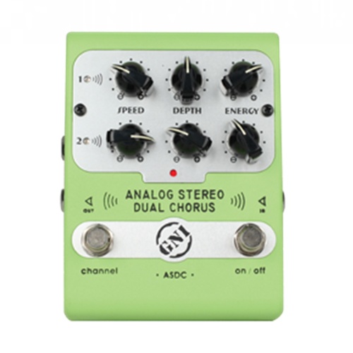 GNI Music - Analog Stereo Dual Chorus Guitar Effects Pedal