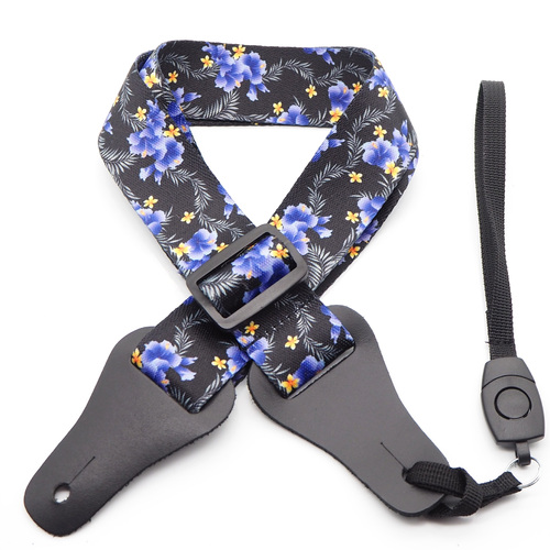 DSL 38UKPOLY-HIB-PURPLE Ukulele Strap - 