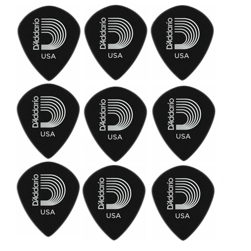 D'addario Planet Waves 3DBK2-10 Black Ice Guitar Picks, Light 9 Picks  0.55mm