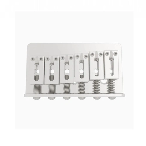 Hipshot 6 String Hardtail Bridge - .446" 11.5mm Spacing Stainless Steel