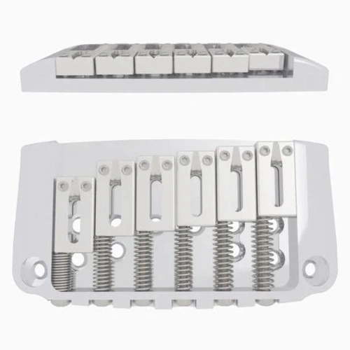 Hipshot 6 String Ibby HM Guitar Bridge - Chrome