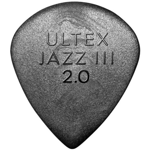 Dunlop Ultex Jazz III 2.0mm Guitar Picks 427R2.0 Bulk Bag 24 picks