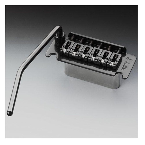 Schaller Guitar Tremolo-Vintage Black Chrome - 13050437 - 37mm Block