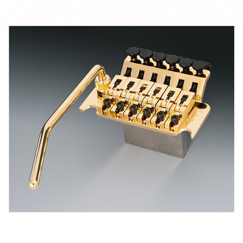 Schaller Lockmeister Tremolo Gold Floyd Rose Bridge- 13010537.02 -  37 mm Block