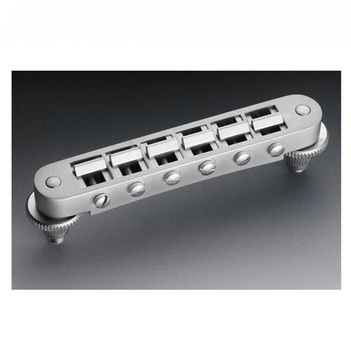 Schaller Guitar Bridge-Chrome GTM 45060 - 12090300 Satin Chrome