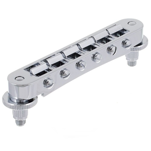 Schaller Guitar Bridge-Chrome GTM 45061 - 12090200 Tune-O-Matic for Les Paul