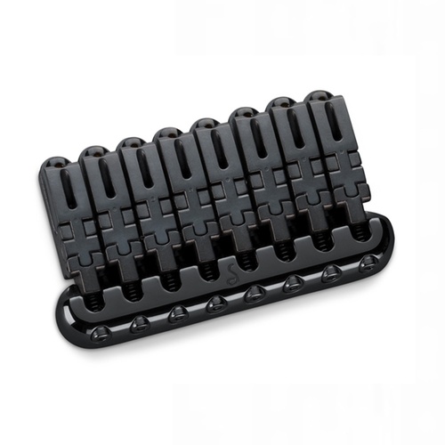 Schaller Hannes 8 Bridge BLACK Chrome 12310400 8-String Bridge