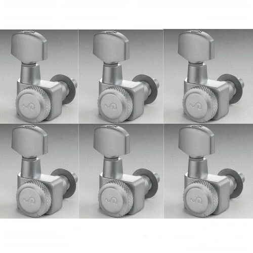 Schaller Machines 6-in-L - Locking F-Series Tuners - Satin Chrome - SC501073