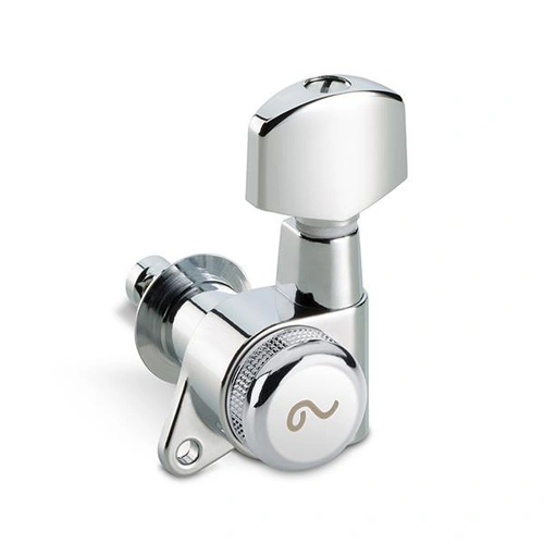 Schaller Locking Machines 6 in Line Chrome - Lefty - Reverse Headstock