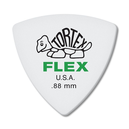 Dunlop Dunlop Tortex Flex Triangle 0.88 mm Guitar Picks - 72 Picks
