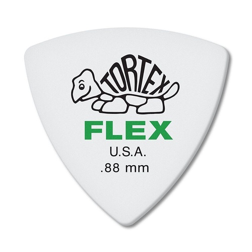 Dunlop Tortex Flex Triangle 0.88 mm Guitar Picks - 72 Picks