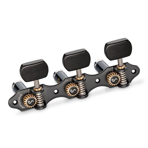 Schaller GrandTune Classic Hauser Satin Black / Ebony Deluxe Black rollers