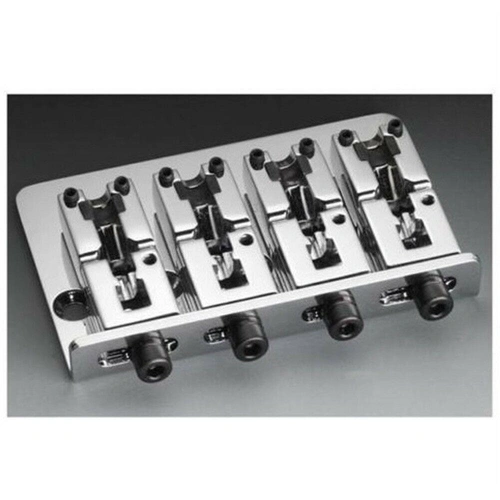 Schaller Bass Guitar Bridge 4-String Chrome 2000 Series 2334- 12160200