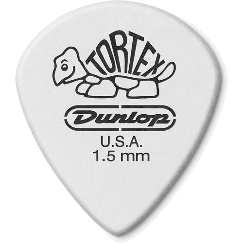 Jim Dunlop Tortex White Jazz III Guitar Picks 1.50mm , 72 picks