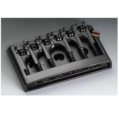 Schaller Electric Guitar Bridge - 3D6 Black Chrome 1475 - 12120400