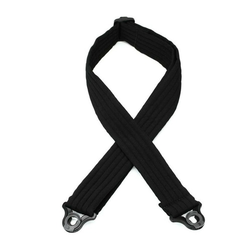 D'Addario Planet Waves Auto Lock Guitar Padded Strap Black - self locking Strap