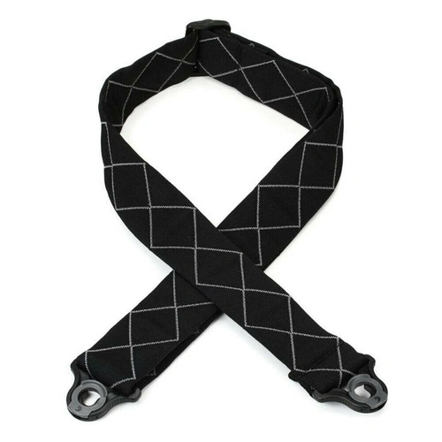 D'Addario 50BAL02 Auto Lock Guitar Padded Strap Black - Diamonds