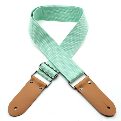 DSL 50COTTON-AQUA  Cotton  Guitar Strap - 2"