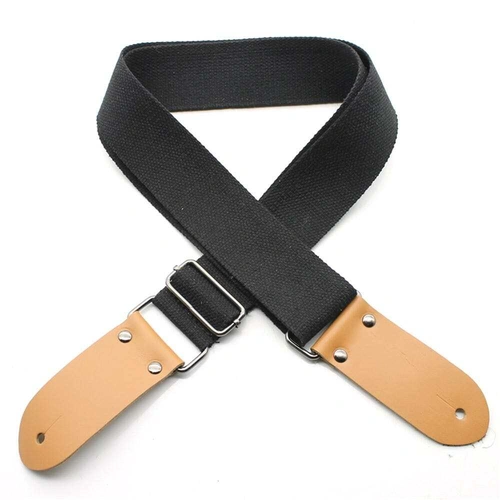 DSL 50COTTON-BLACK   Cotton  Guitar Strap - 2"