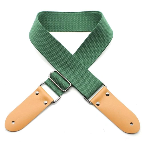 DSL 50COTTON-GREEN  Cotton  Guitar Strap - 2"