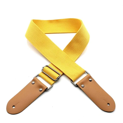 DSL 50COTTON-YELLOW  Cotton  Guitar Strap - 2"