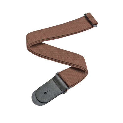 D'Addario Cotton Guitar Strap, Brown