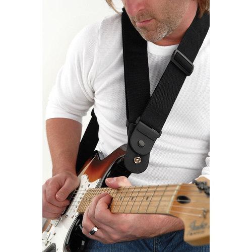 D'Addario Dare Guitar Strap, Black