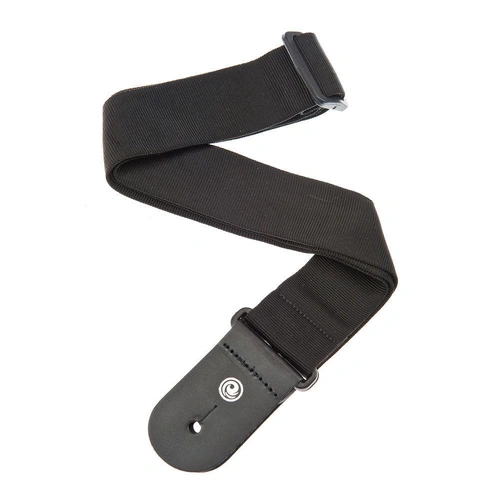 D'Addario Woven Guitar Strap, Black Tube
