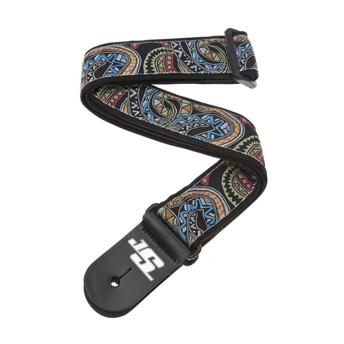 D'Addario Joe Satriani Guitar Strap, Snakes Mosaic