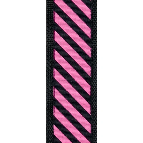 D'Addario Polypropylene Guitar Strap w/ Stripe Jacquard, Pink