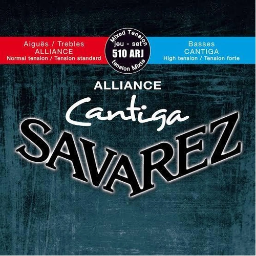 Savarez 510ARJ Guitar Strings Alliance  Cantiga Classical Mixed  Tension