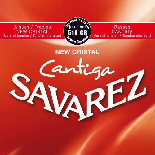 Savarez 510CR New Cristal Cantiga Classical Guitar Strings Normal Tension 510CR