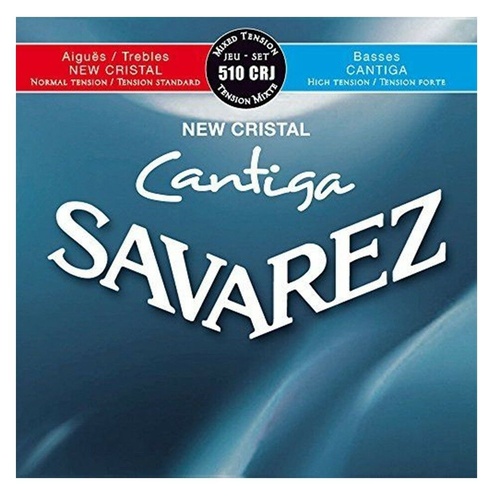 Savarez 510CRJ New Cristal Cantiga Mixed Tension Classical Guitar Strings Set