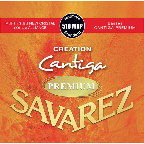 Savarez Creation Cantiga Premium Classical Guitar Strings Standard Tension 