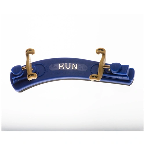 KUN  3/4 - 1/2 Violin Shoulder Rest  Collapsible  Blue Moon