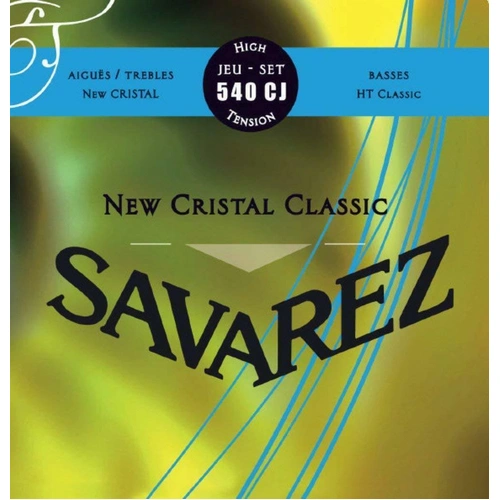 Savarez 540CJ New Cristal Classical Guitar Strings - High Tension 540 CJ