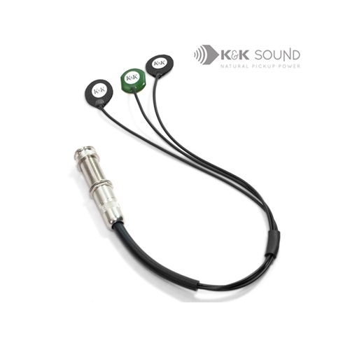 K&K PURE 12 STRING - 3-HEAD PASSIVE TRANSDUCER PICKUP