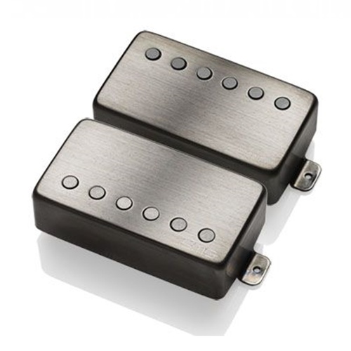 EMG 57/66 Active Humbucker Guitar Pickup set Brushed Black Chrome