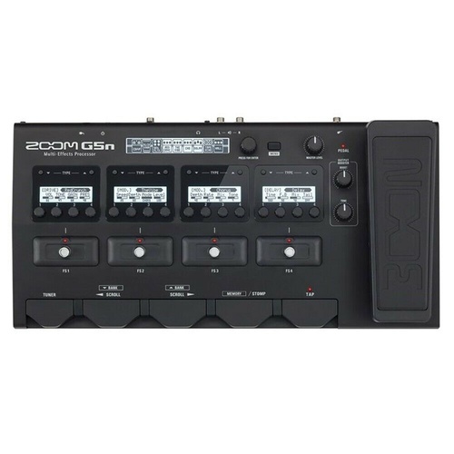 Zoom G5n Multi-effects Processor Pedal 24-bit Digital FX, Onboard Stereo Looper