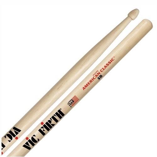 Vic Firth American Classic Drumsticks - 5B - Wood Tip 1 Pair Drumsticks