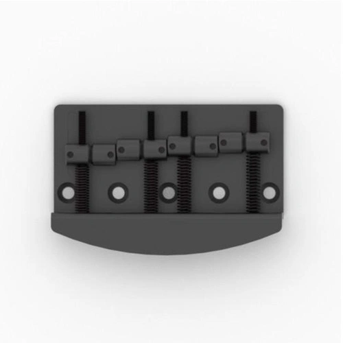 Hipshot 4 String Vintage Bass Bridge - Black - 18mm Spacing