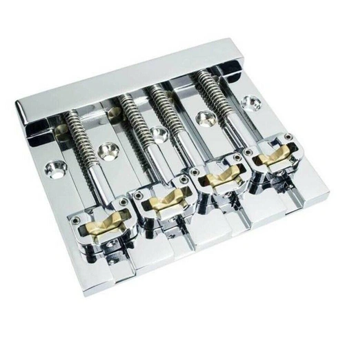 Hipshot 5K400N 4-String KickAss Bass Guitar Bridge, Nickel
