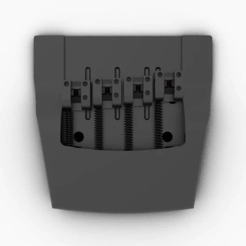 Hipshot 4 String Rickenbacker Replacement Bridge Fits Pre 2020 - Black