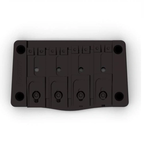 Hipshot 4 String TransTone Bass Bridge - Black