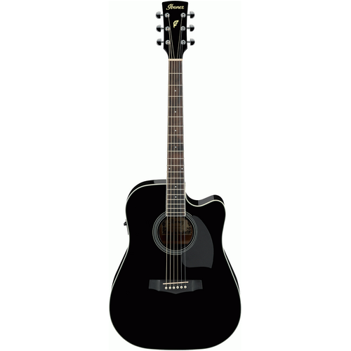 IBANEZ PF15ECE BK ACOUSTIC GUITAR