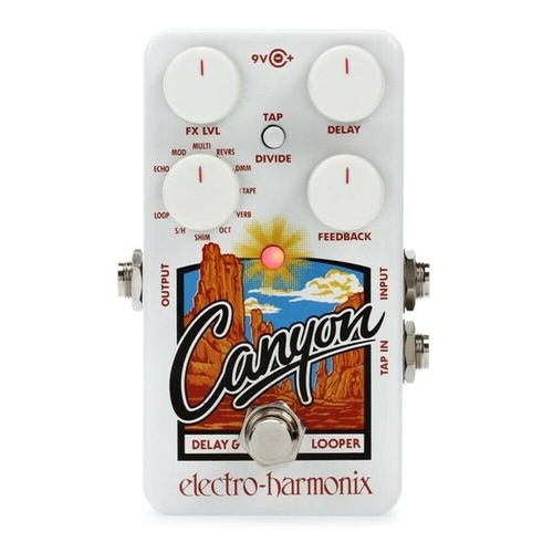 Electro-Harmonix Canyon Delay and Looper guitar effects Pedal