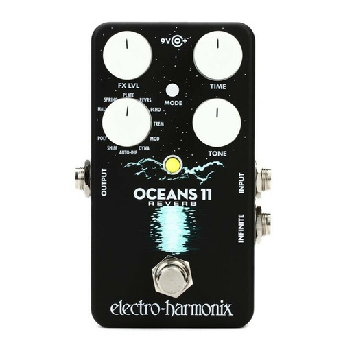 Electro-Harmonix Oceans 11 Reverb Pedal - Guitar Effects Pedal